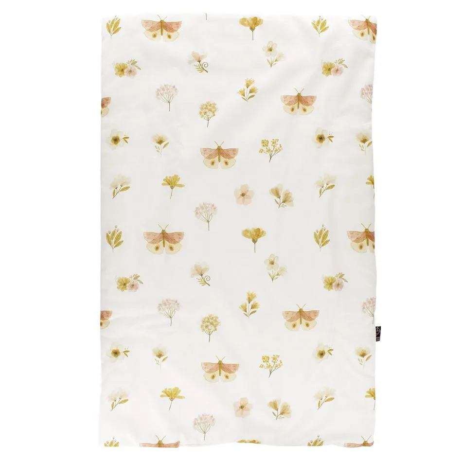Origami Maison Literie 3 mrcx + Coussin d'allaitement - Champs de fleurs vintage