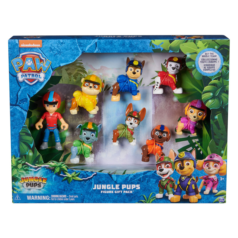 PAW Patrol Jungle Pups Speelfiguren Gift Pack, 8dlg.