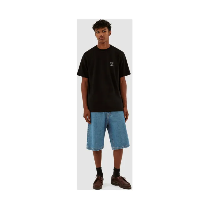 Arte Antwerp T-shirt Heart Leaves | Noir