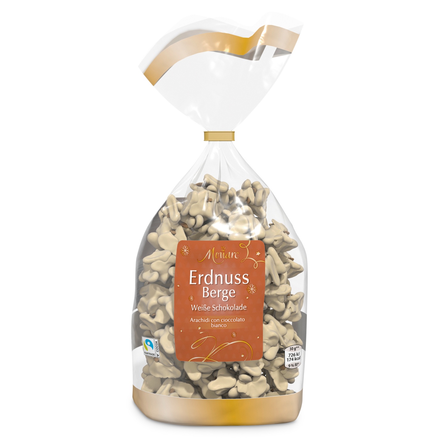 MONARC Erdnussberge, Weisse Schokolade 250 g