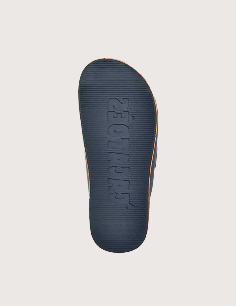 CACATOES SANDALES ENFANT BRASILIA NOIR ORANGE FLUO