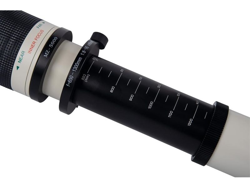 Dörr Zoomobjektiv 650-1300mm Dörr T2 - Weiss Teleobjektiv, das sich für Aufnahmen von Tieren, Natur und Details aus grosser Entfernung eignet