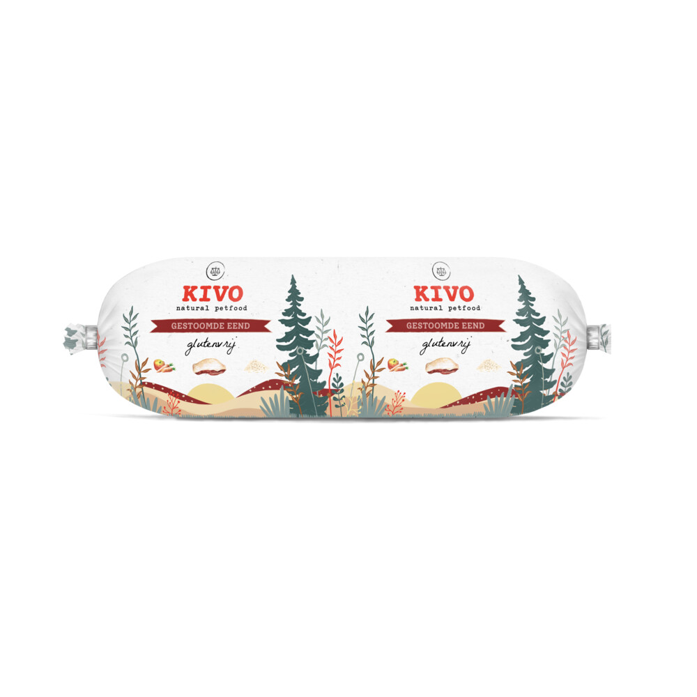 Kivo Gestoomde Eend 600 gr