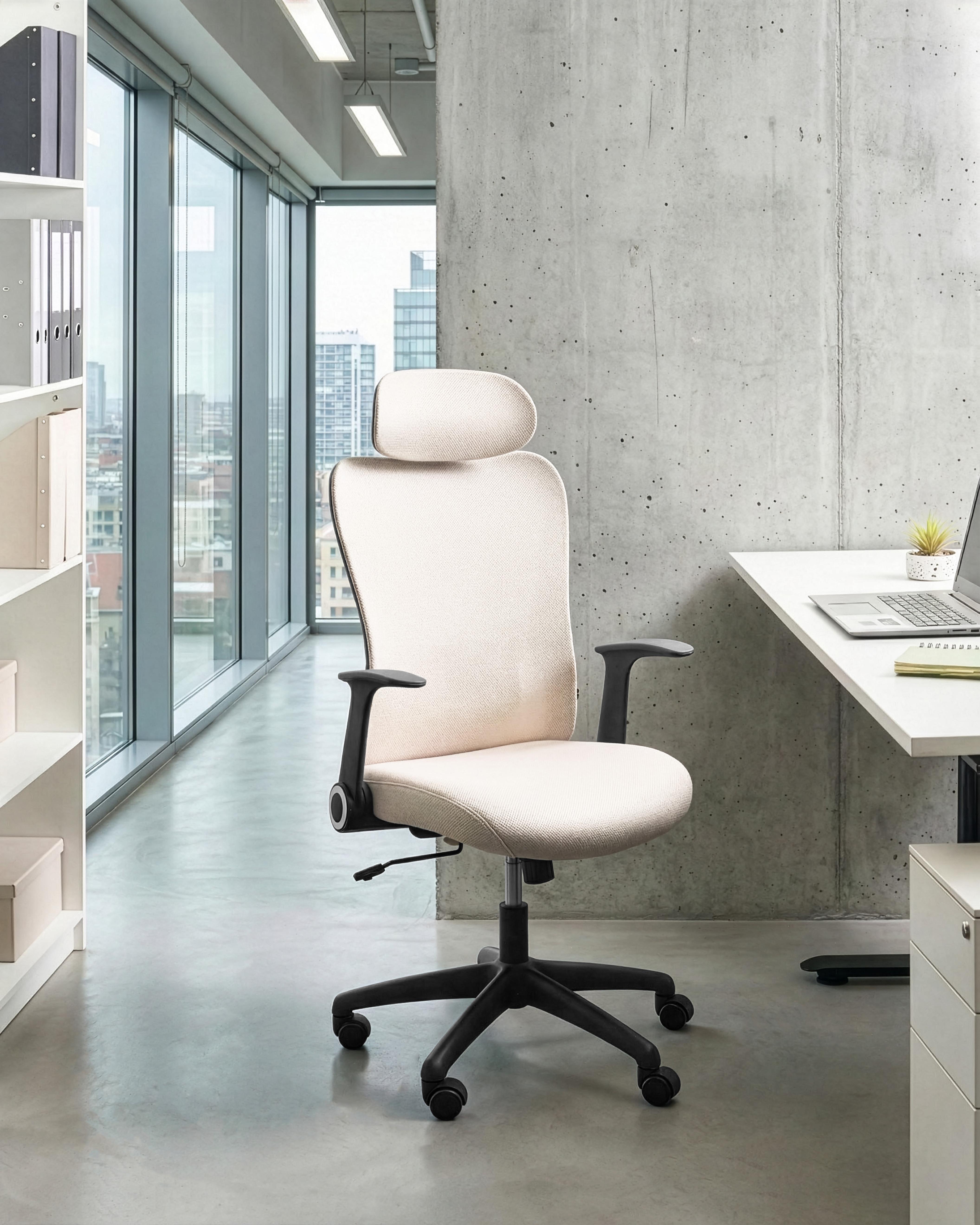 Bureaustoel ZYVEN Stof Beige