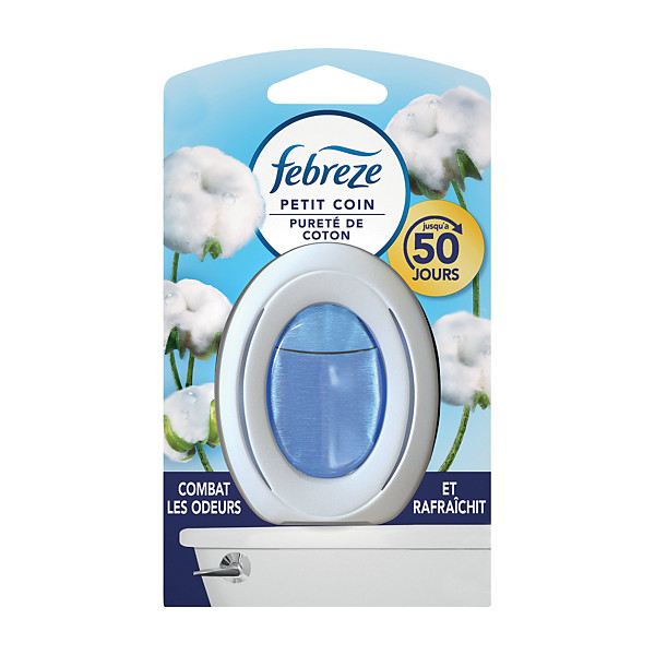 Désodorisant Febreze Petit Coin Salle de Bain Pureté de Coton