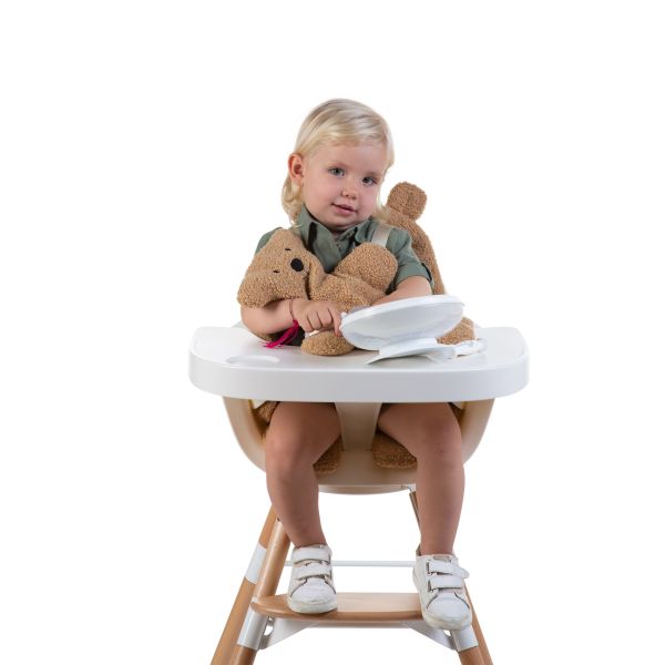 Childhome Stoelverkleiner Evolu / Ironwood Teddy Beige