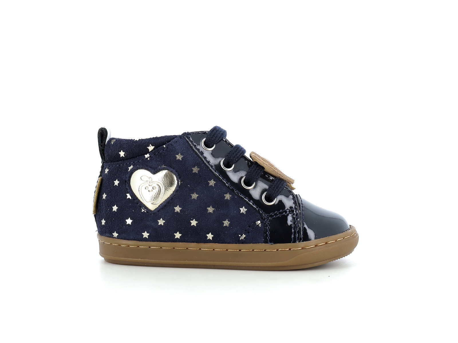 Shoopom-BOUBA HEART Cuir Marine