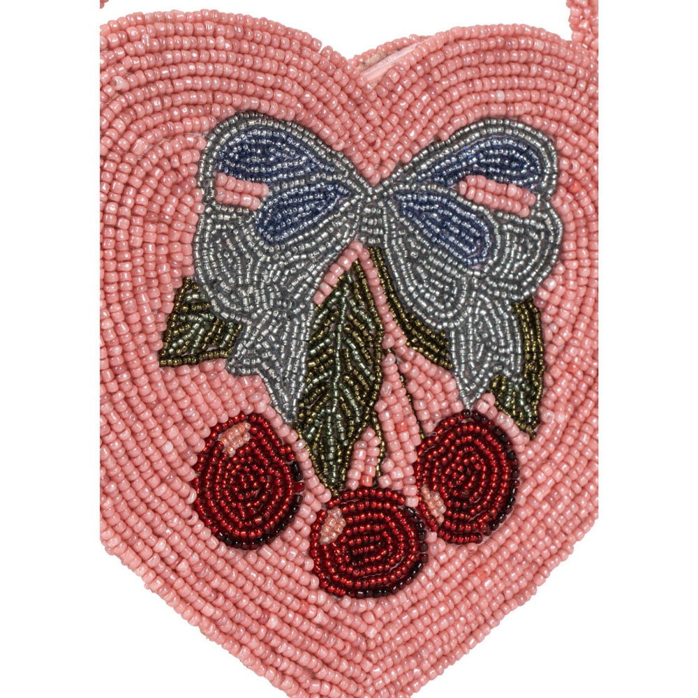 Køb Konges Sløjd Amarena Beaded Heart Taske