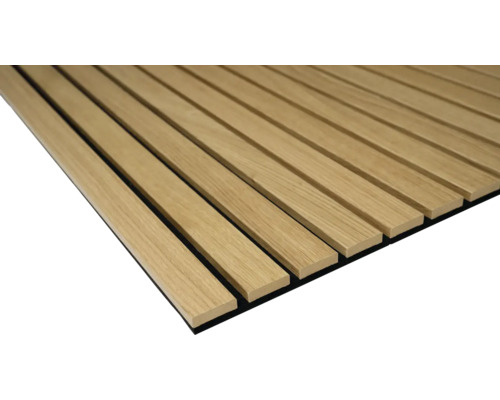 Fjordwall akoestisch paneel LUX eiken 2400 x 600 x 20 mm