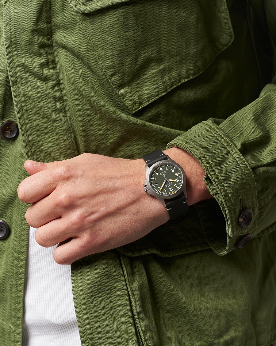 Timex Expedition Titanium 38mm Green Dial