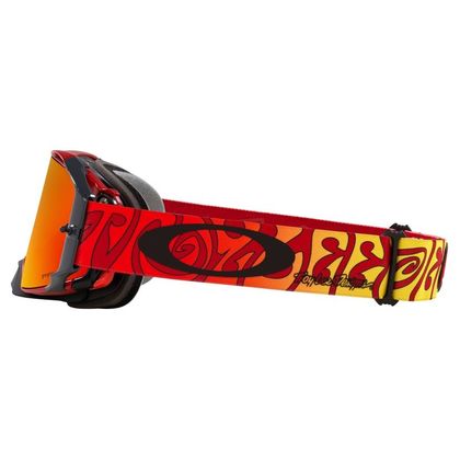 Masque cross Oakley AIRBRAKE MX TLD TRIPPY RED ECRAN IRIDIUM 2023 - Rouge