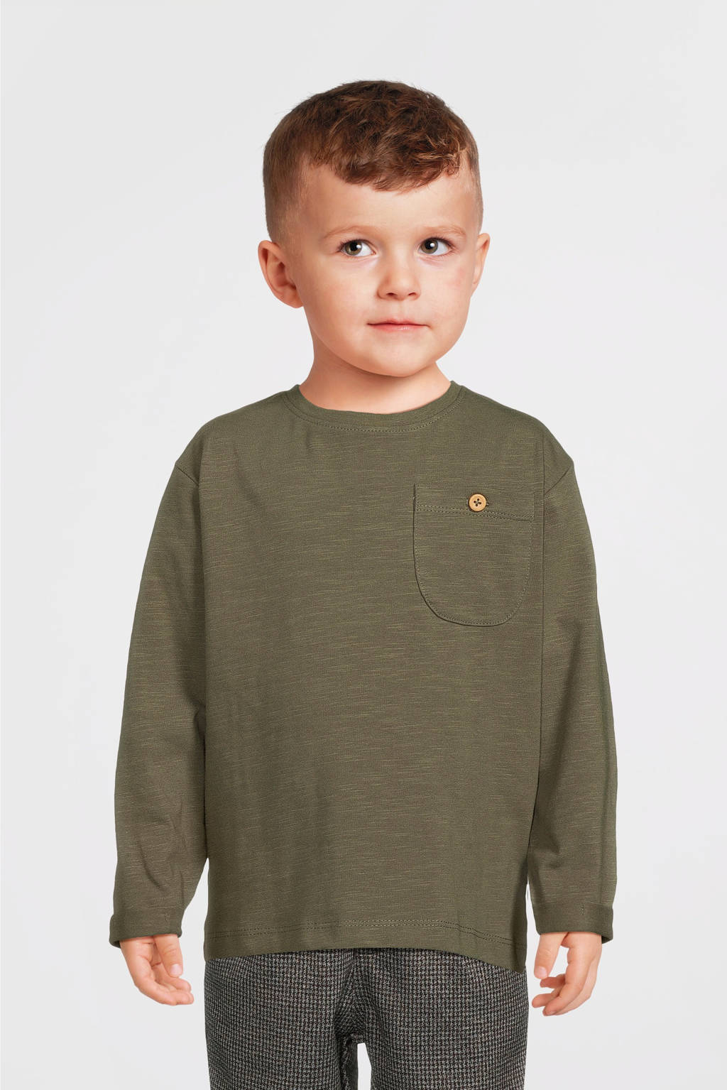 NAME IT longsleeve NMMNELKA groen