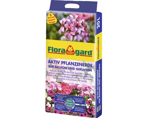 Actieve plantgrond compact Floragard 20 L