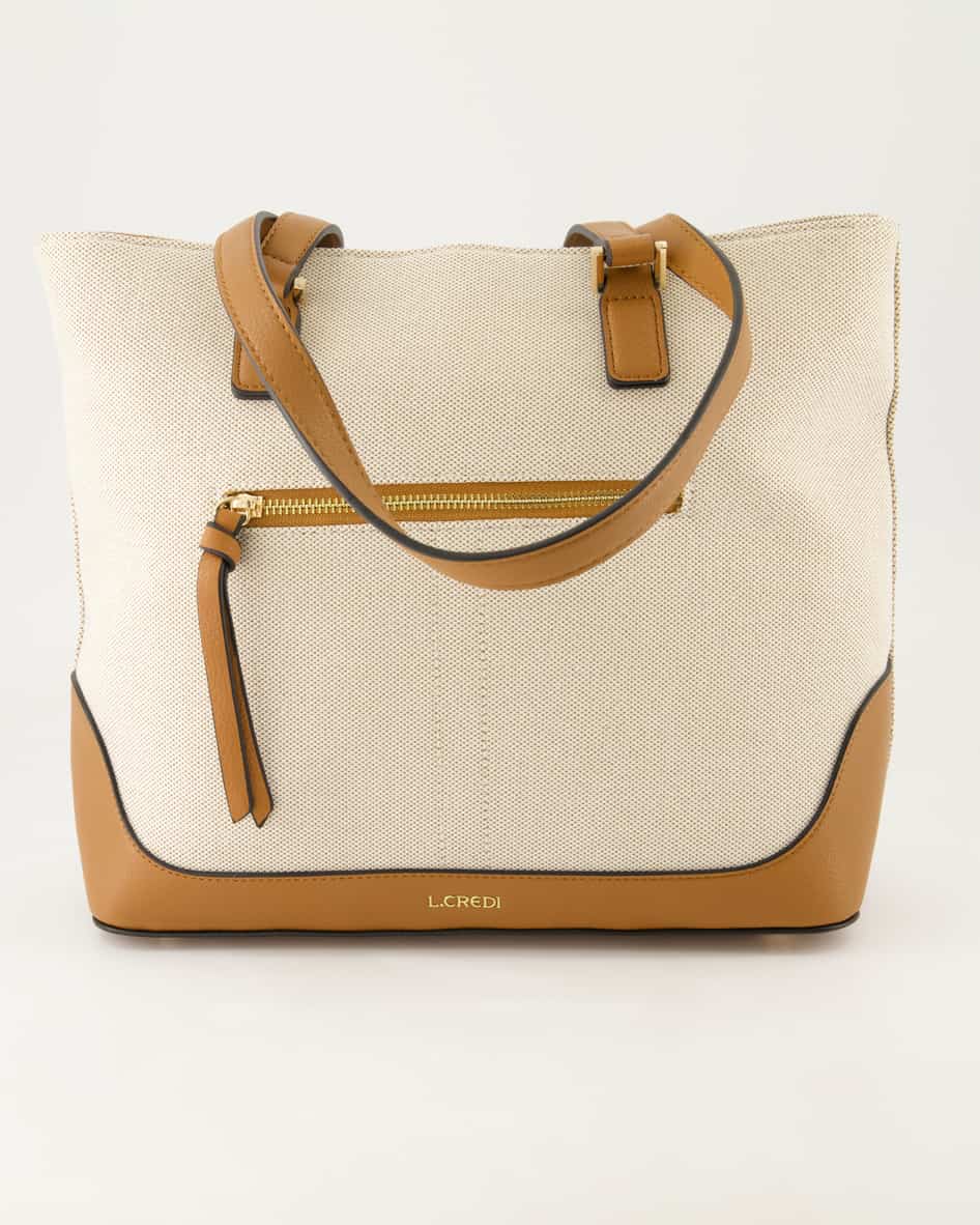 L.Credi Marisa Shopper in Beige