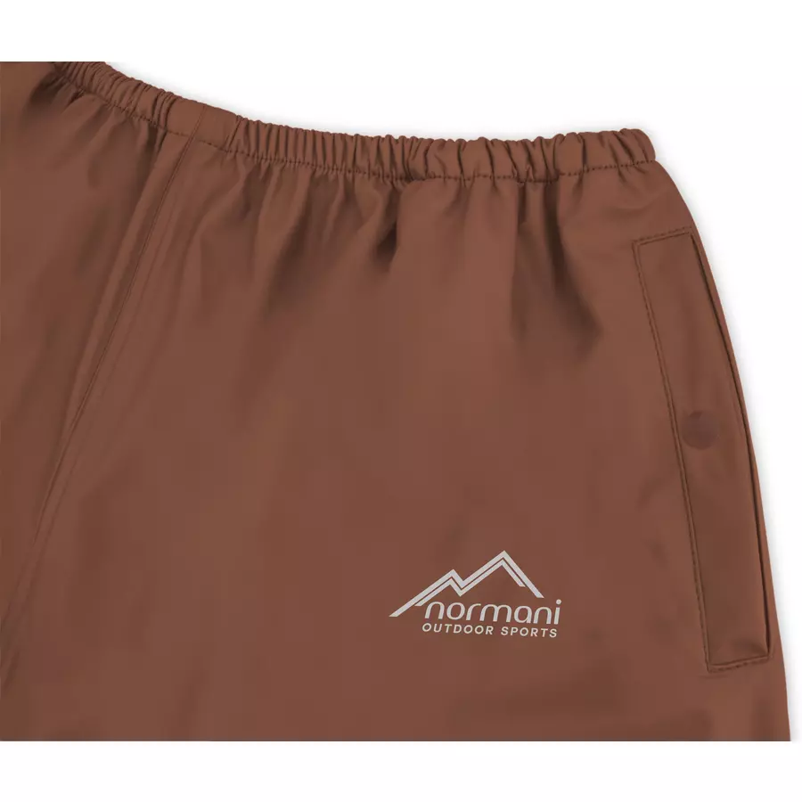 normani Kinder Regenhose York Braun