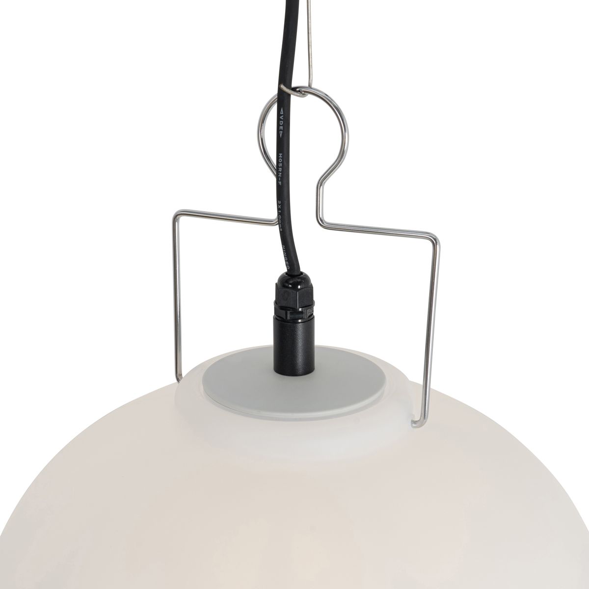 Smart buiten hanglamp wit 35cm incl. Wifi A60 - Pion