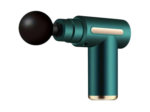 Kraftfull Massagepistol i smidig storlek.