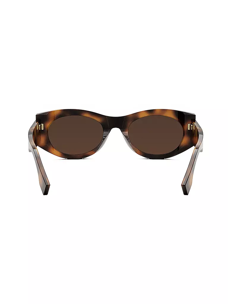 FENDI FENDI Roma havana ovale Sonnenbrille braun