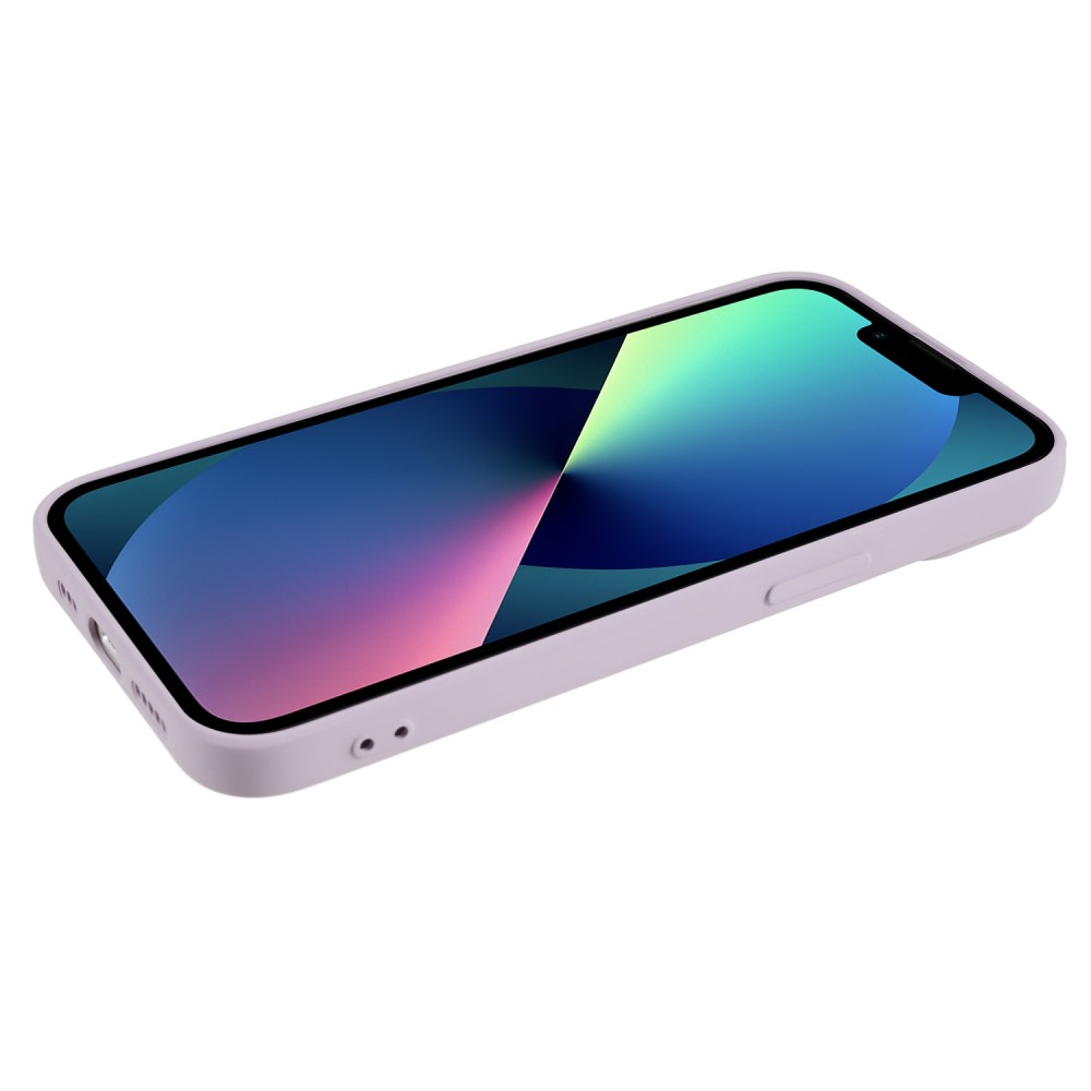 iPhone 13 Gummi Case Hülle mit Kameraschutz - Lila (Matt)