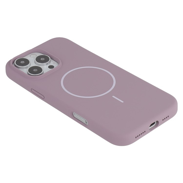 iPhone 16 Pro MagSafe Silikon Case Hülle - Rosa