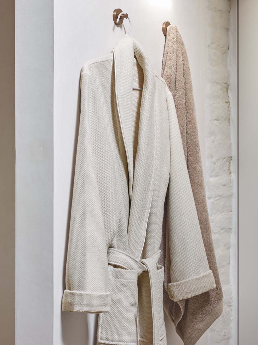 Brooklyn Badjas Desert | S | Beige | Katoen