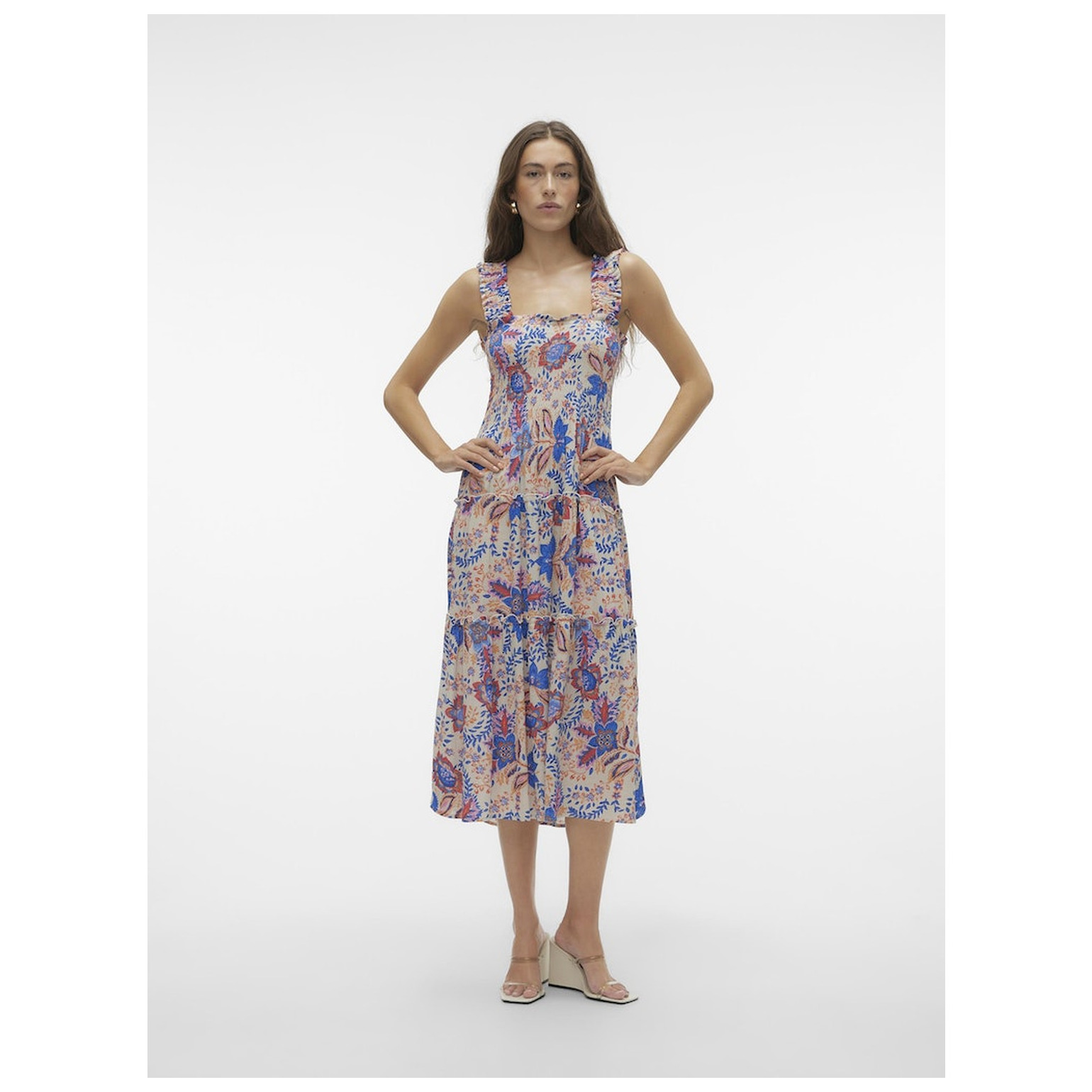 Vero Moda VMMENNY SL SMOCK CALF DRESS WV