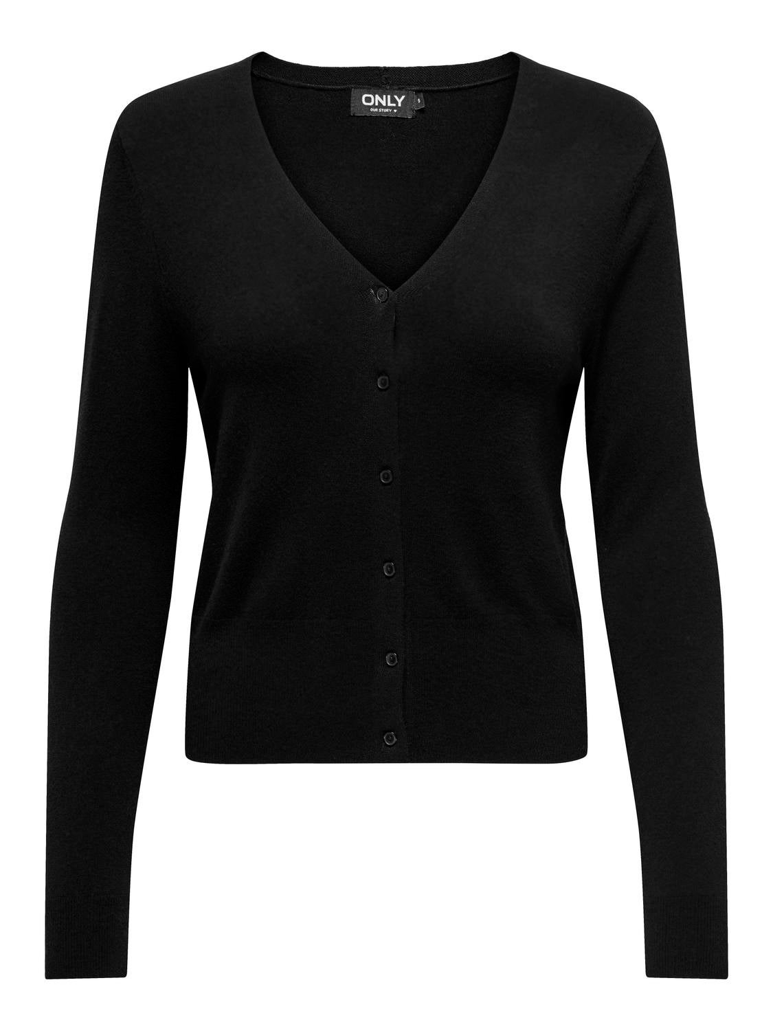 ONLVENICE Strickjacke Black