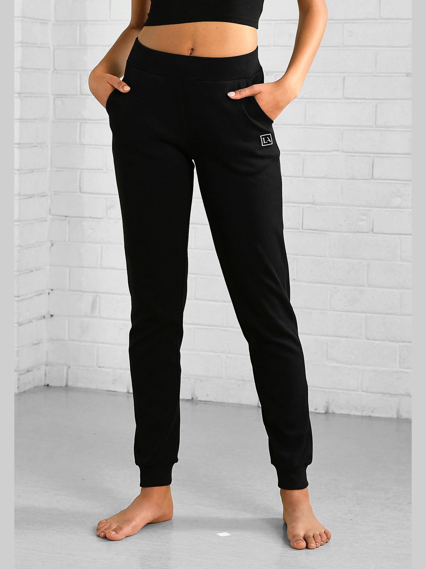 Pantalon de jogging athleleisure, logo imprimé