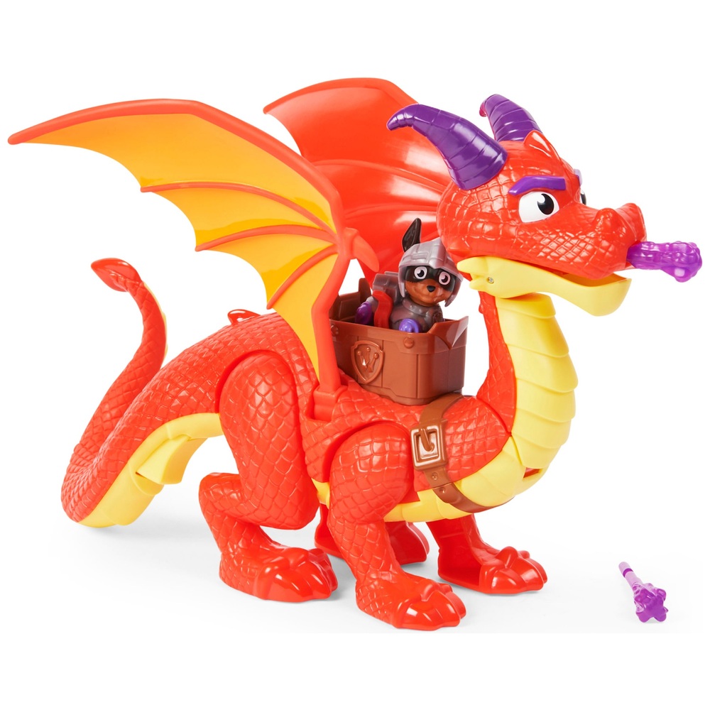 PAW Patrol Rescue Knights Sparks, der Drache mit Superflügeln und Welpenkralle