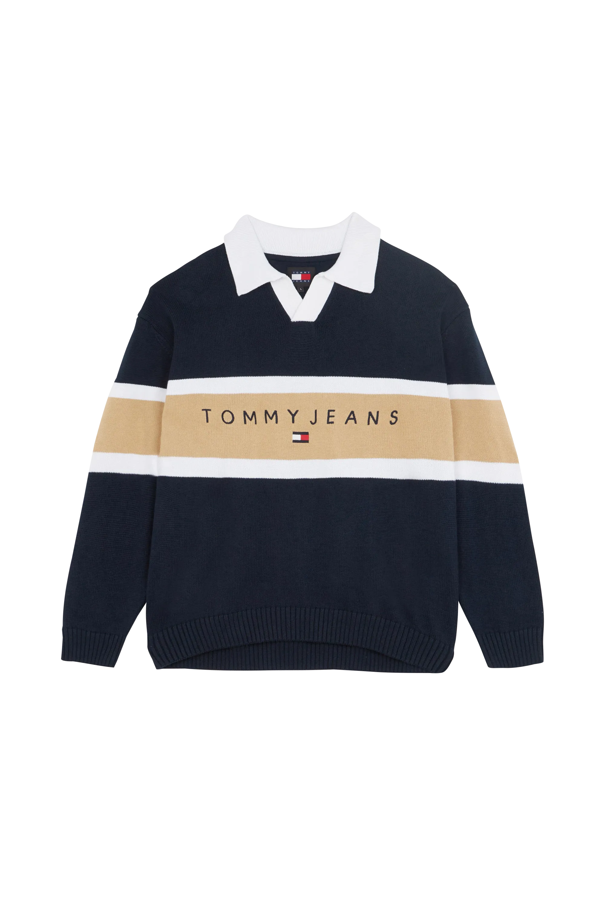 TOMMY JEANS Polo TJM RLX TROPHY NECK Bleu