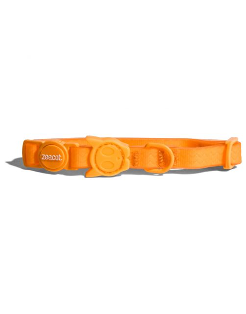 Zee.Dog Neopro Tangerine Kattenhalsband - Kattenhalsband - Oranje