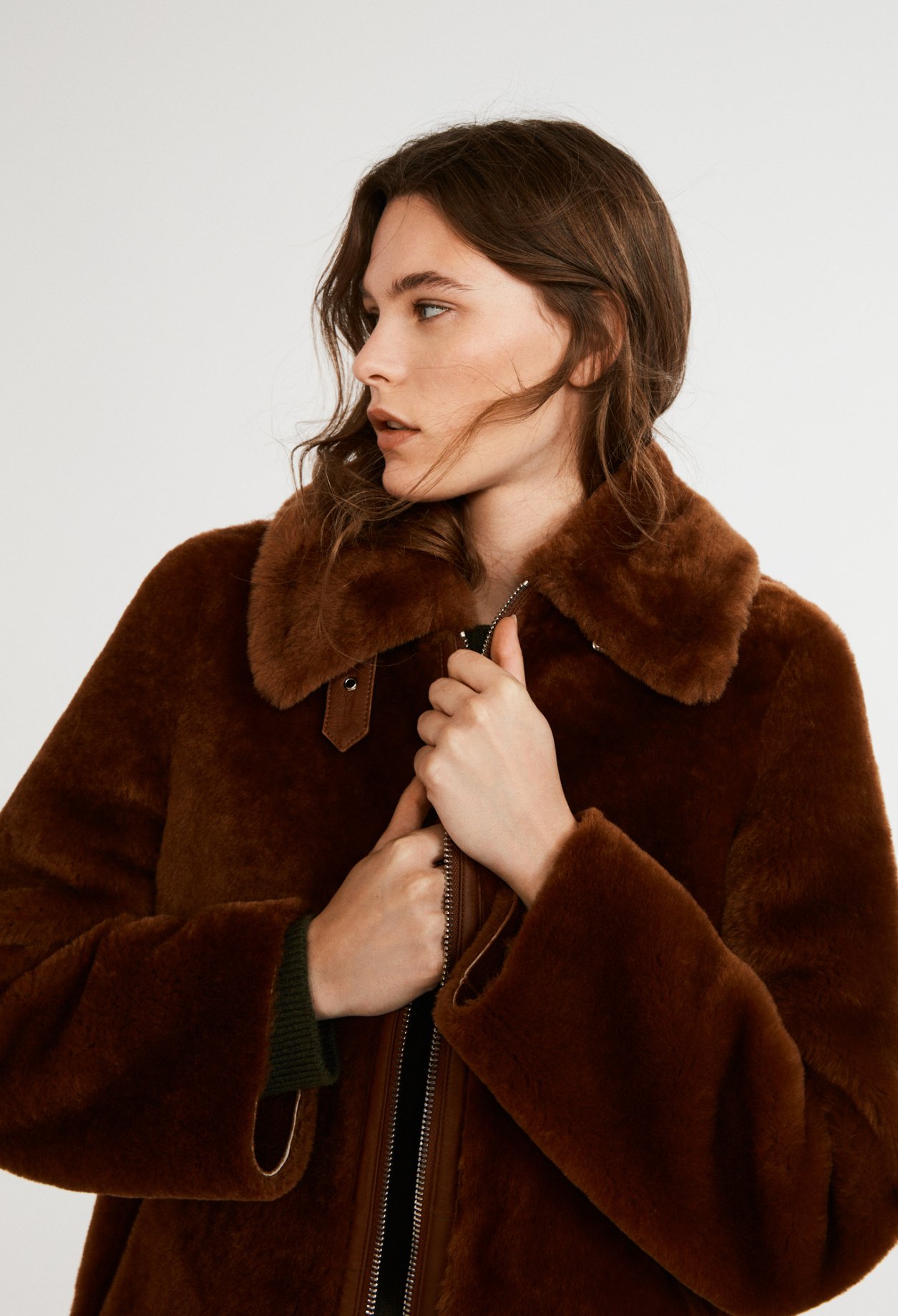 Manteau zippe