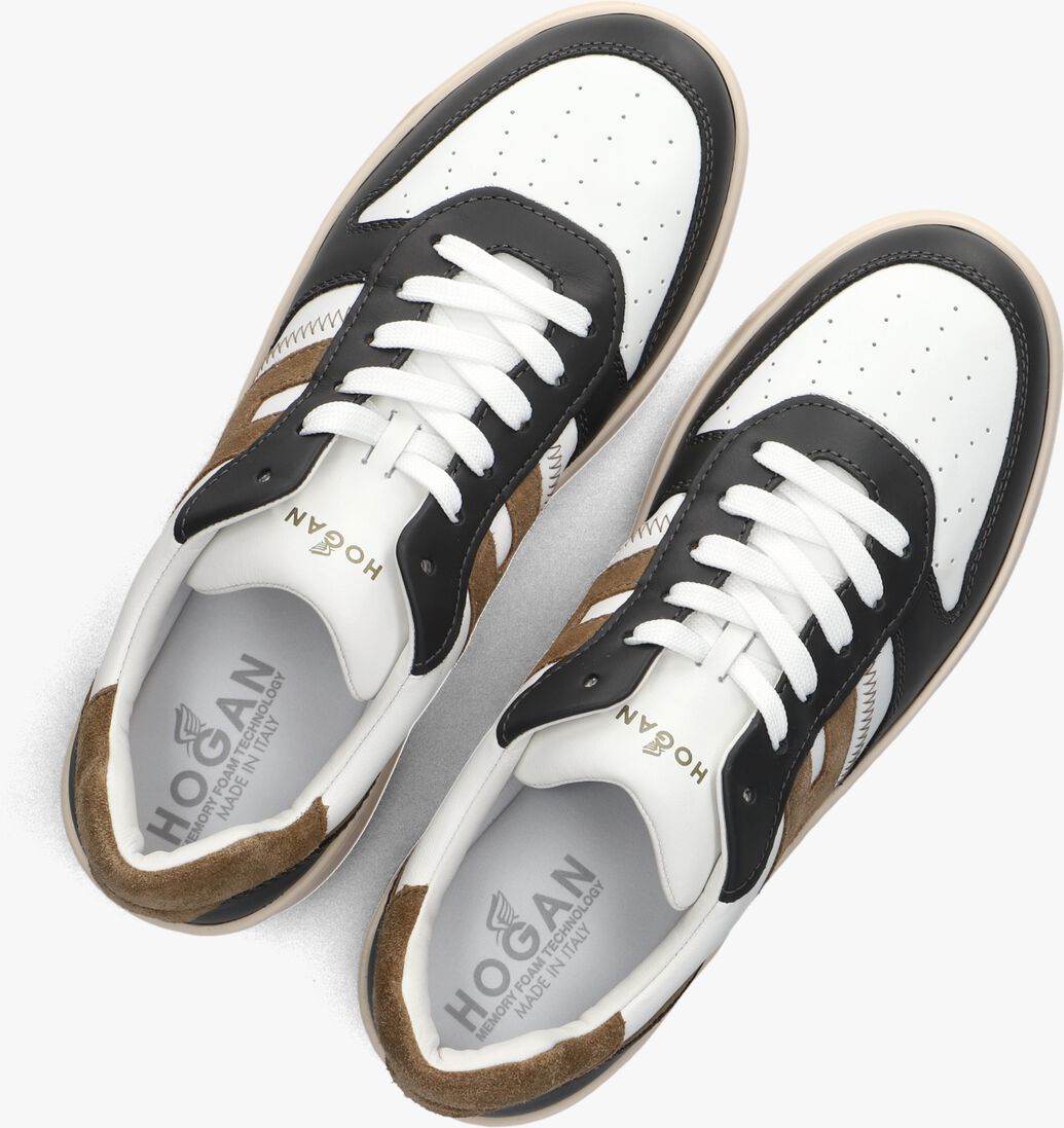 witte hogan lage sneakers led basket sneaker