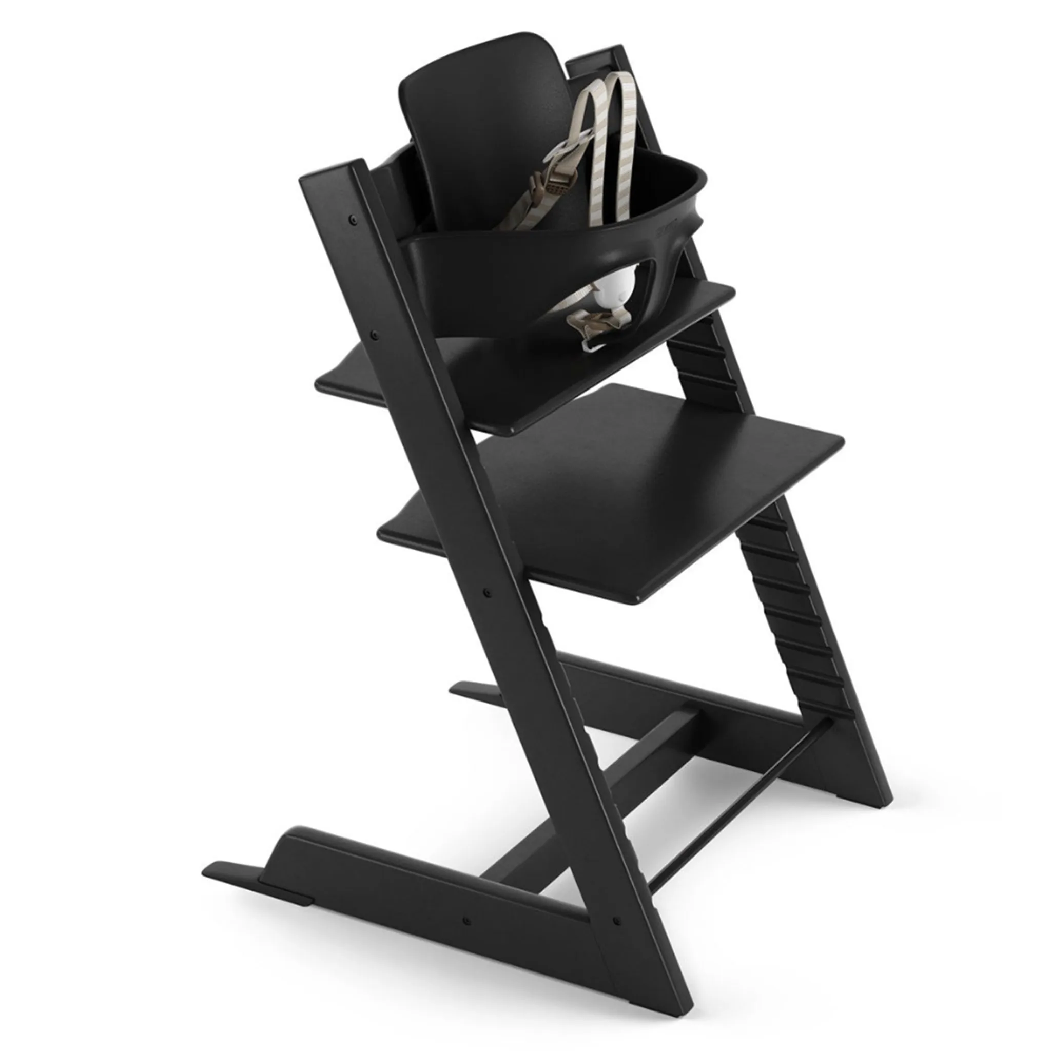 Stokke Chaise Haute Tripp Trapp® + Tripp Trapp® Baby Set - Noir