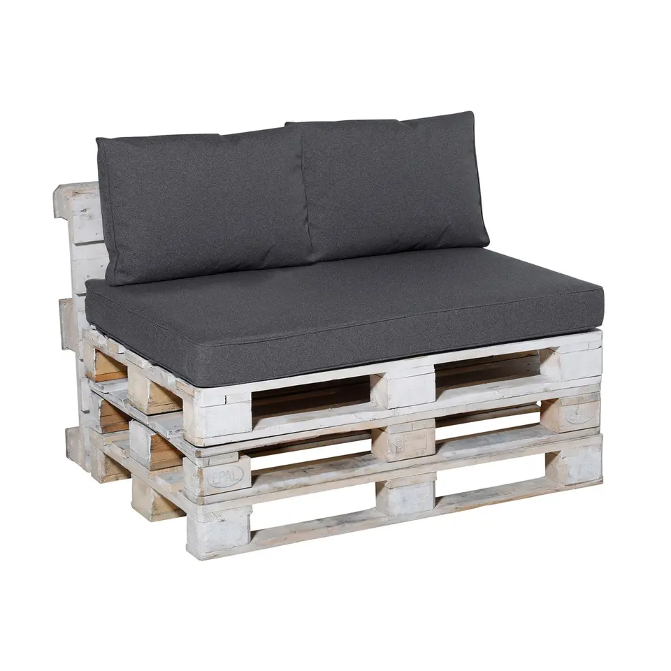 Madison - Lounge Zitkussen Manchester grey - Ca. 120x80 cm