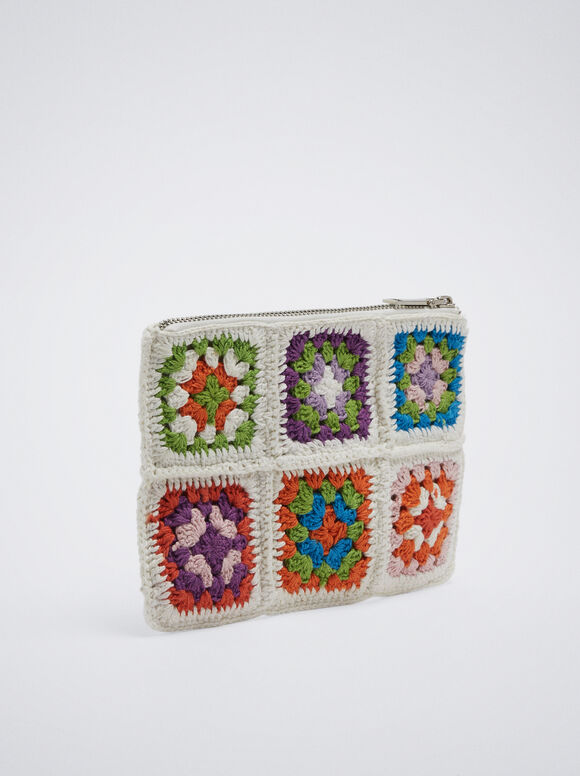 Bolsa de crochê - Cru