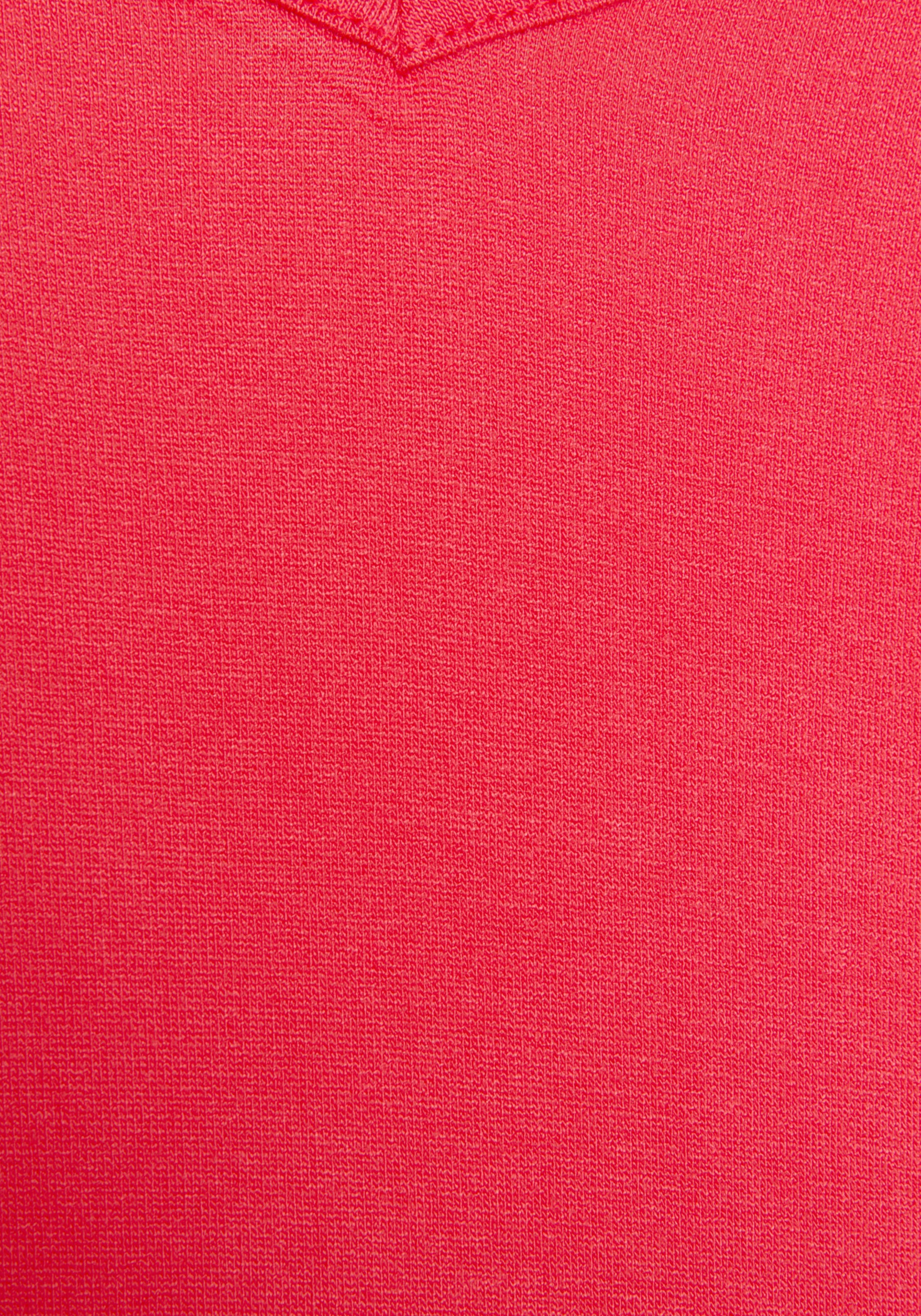 LASCANA 3/4-Arm-Shirt in korallrot
