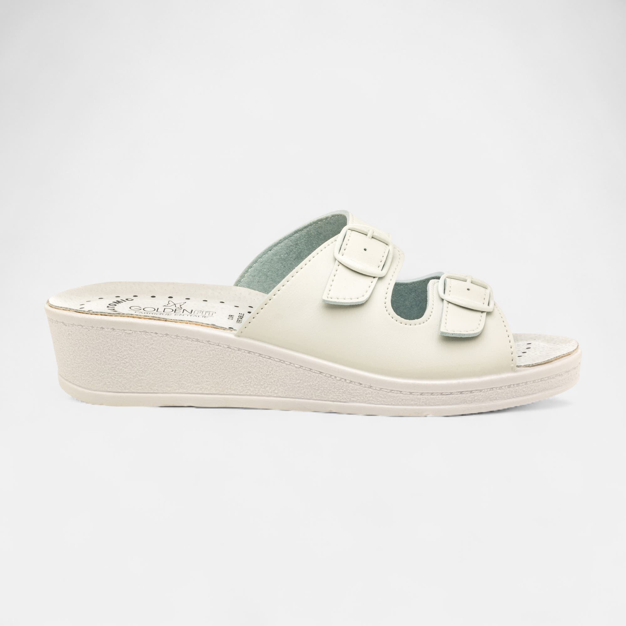 Nu-pieds confort Femme blanc