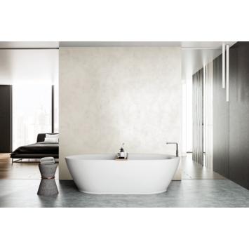 Dumawall XL wandpaneel PVC Light cement 2.08m2, afm 40x260cm