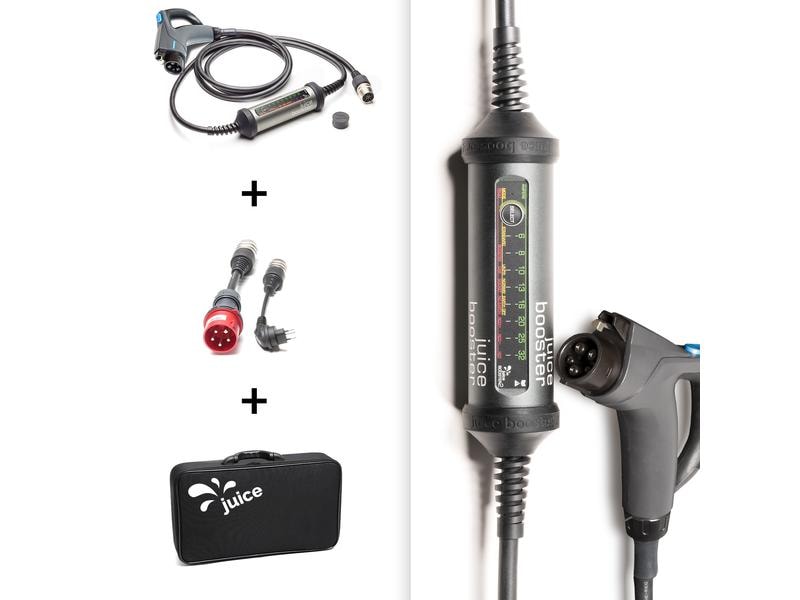 Juice Technology Mobile Wallbox JUICE BOOSTER 2 Swiss Basic Die flexible 3-in-1-Ladelösung für Elektrofahrzeuge für zuhause oder unterwegs