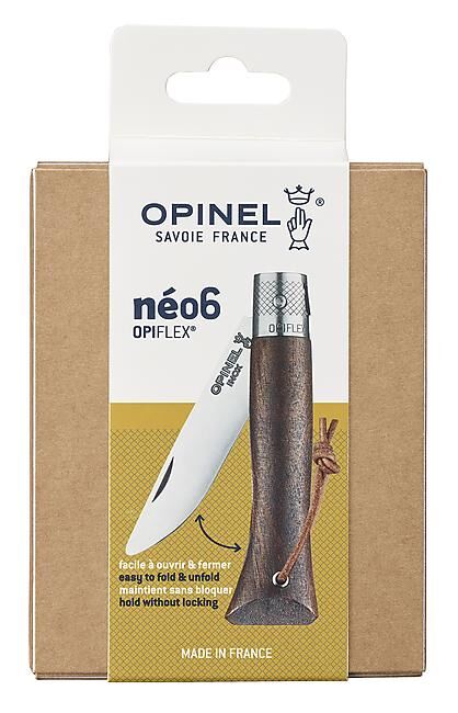 OPINEL - COUTEAU OPTIFLEX N 6 NOYER NOIR