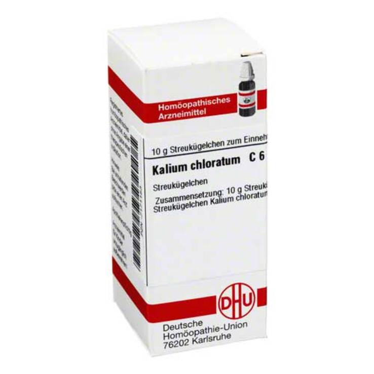 DHU Kalium chloratum C 6 Globuli, 10 g