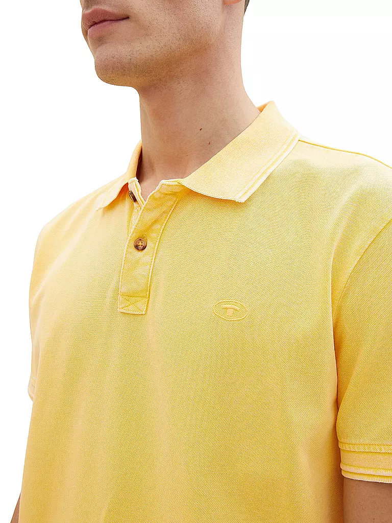 TOM TAILOR Poloshirt gelb