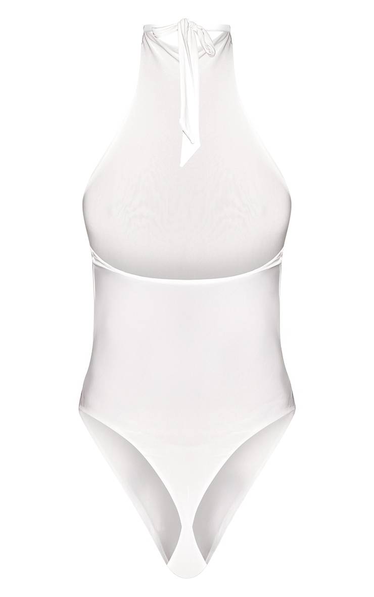 Crème Body Tall Col Montant Slinky Ensemble Coordonné