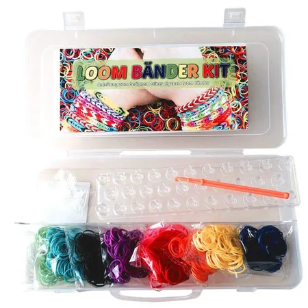 Cepewa Loombänder Kit, 1000 Ringe
