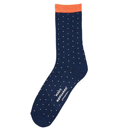 Mads N?rgaard Strømper - 2-pak - Ana Mix - Blåck Coffee Stripe/B