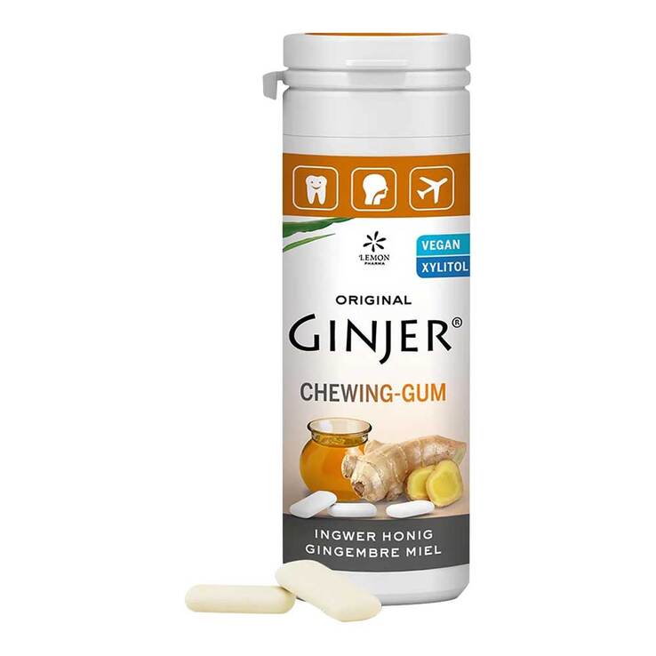 Ingwer Ginjer Kaugummi Honig, 30 g