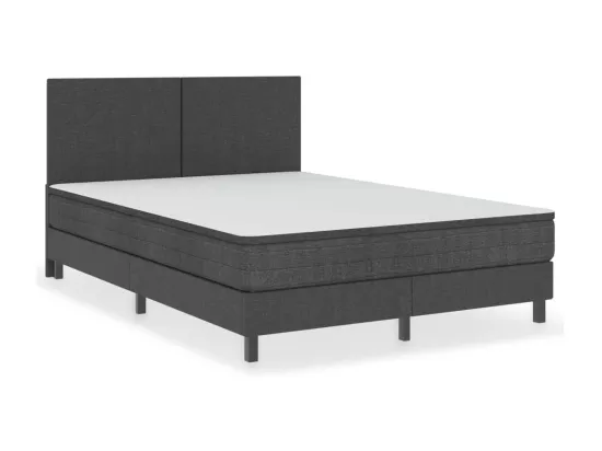 Sommier tapissier Gris Tissu 180 x 200 cm
