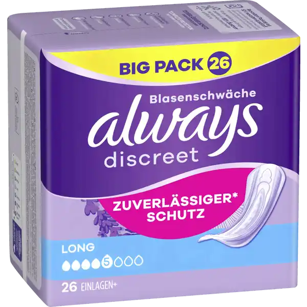 Discreet Inkontinenz Long Big Pack