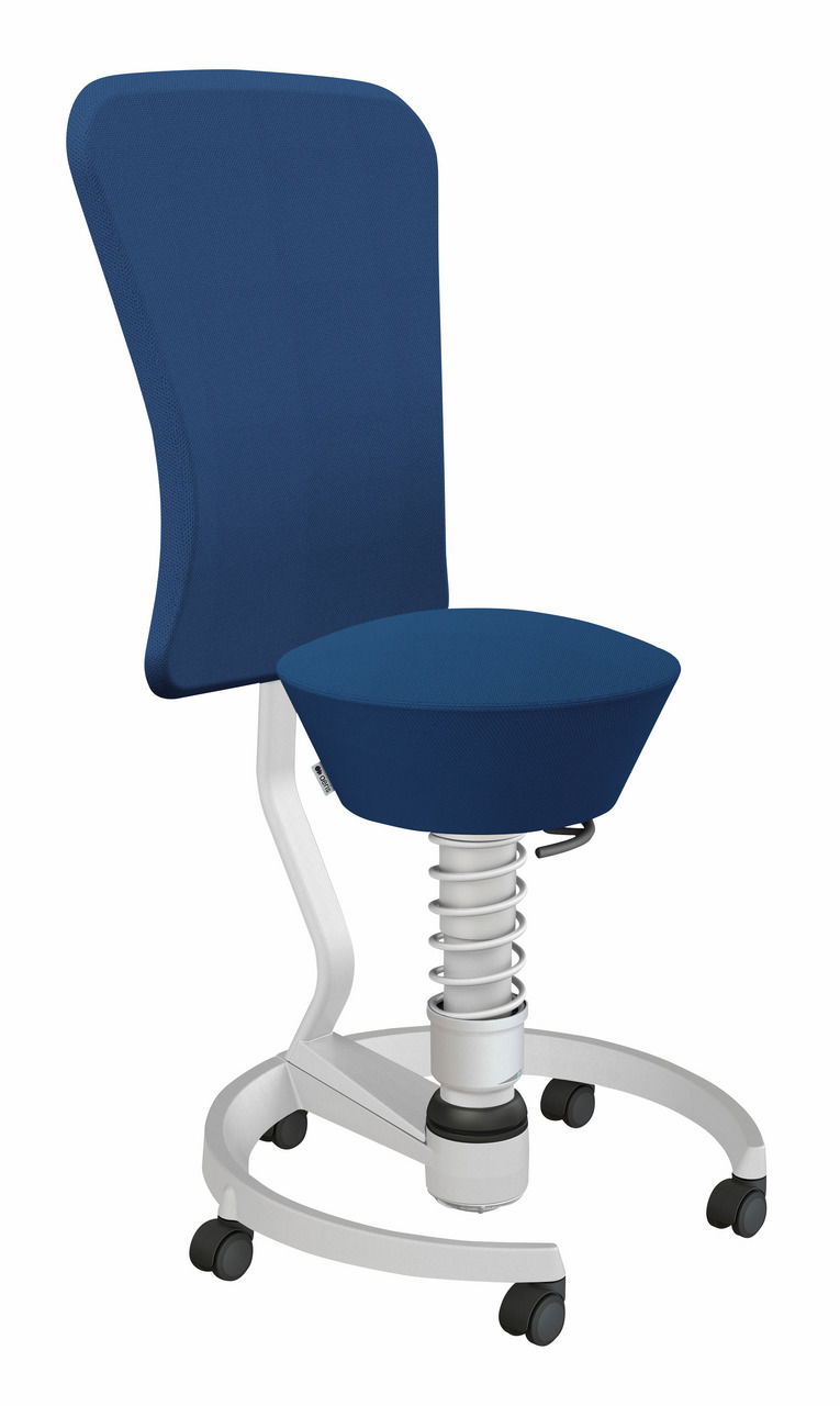 Aeris Sitzhocker mit Lehne SWOPPER